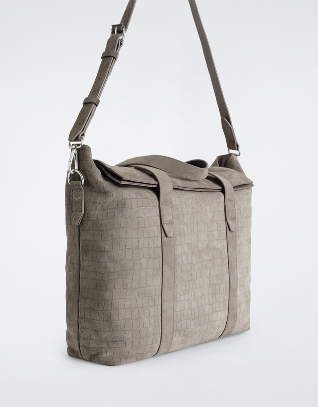 COS - Brunswick Messenger Bag - Croc