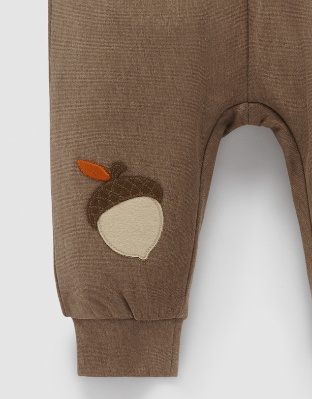 Purebaby - Thick Legging with Applique -Kids-Babies