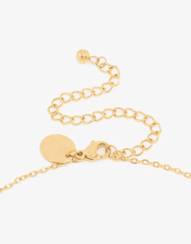 Lovisa - Waterproof Gold Plated Stainless Steel Large Bubble Letter L Necklace