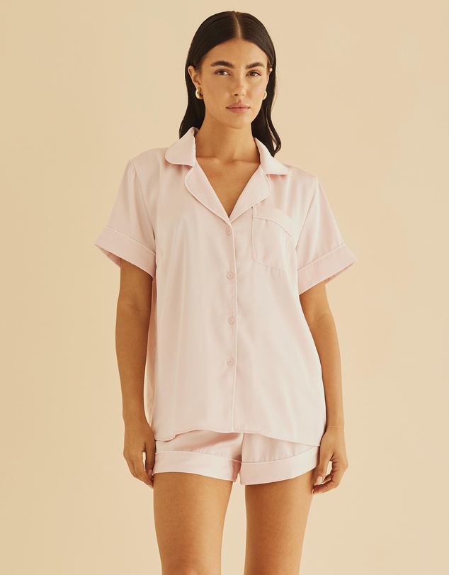 Atmos&Here - Lilah Short Satin PJ Set