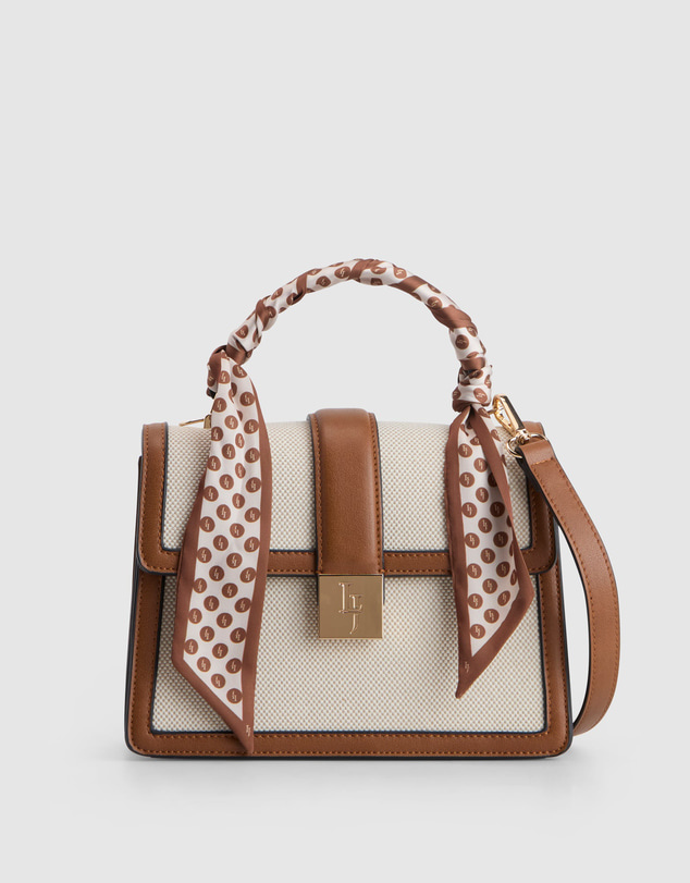 Laura Jones - Scarf Top Handle Bag