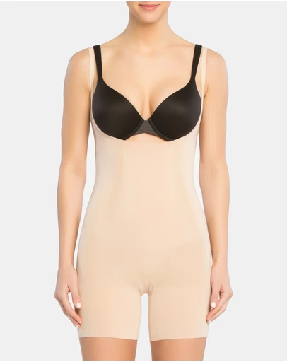 Spanx - SPANXsculpt™ OnCore Open-Bust Mid-Thigh Bodysuit