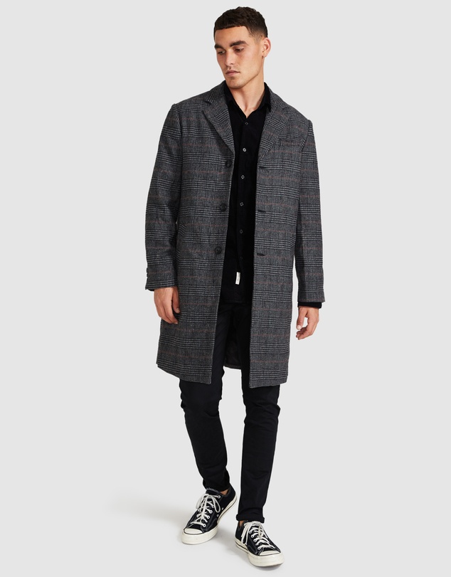 Arvust - Jonas Check Overcoat