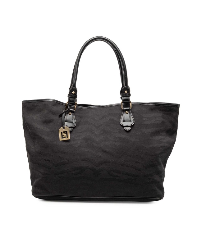 Pre-Loved by Azura Reborn - Pre-Loved Canvas Tiger Print Tote