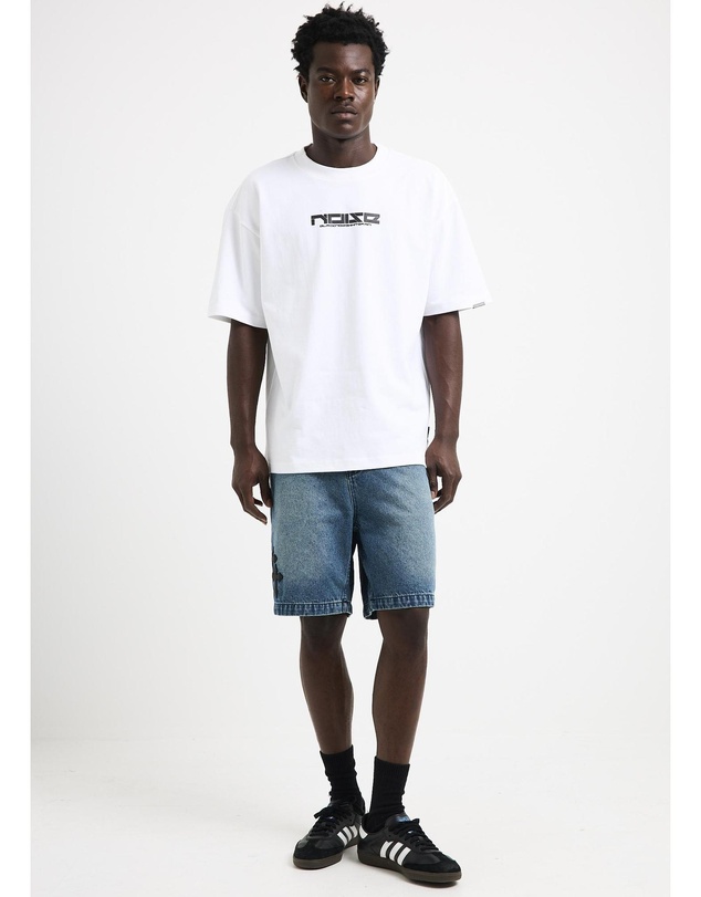 Black Noise White Rain - Motion Script T-Shirt