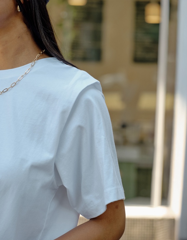 Ceres Life - Rainey Pleat Sleeve Tee