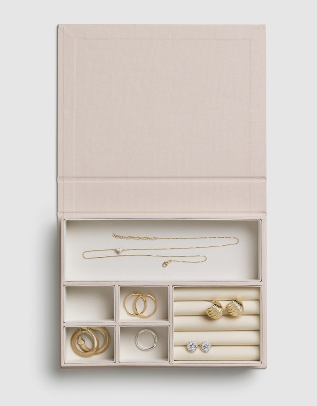 Printworks - Printworks Jewellery Box A Girls Best Friend-Beige Medium