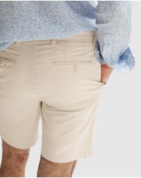 Trenery - Classic Chino Short in Chalk