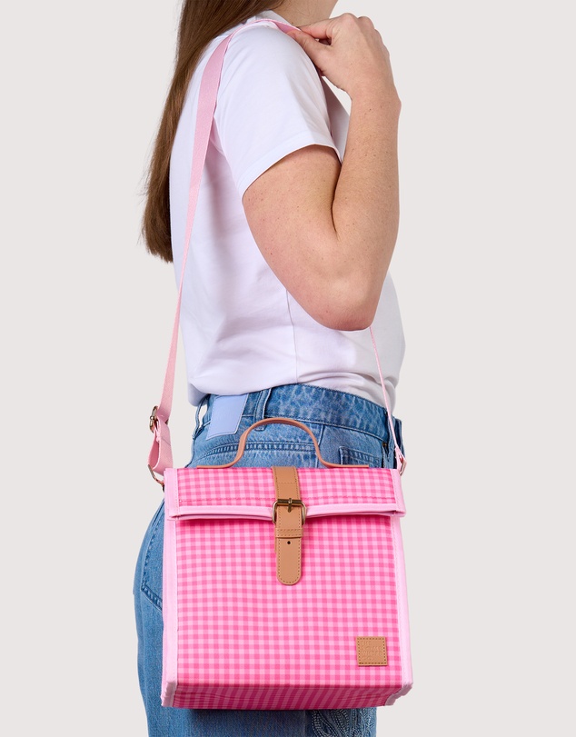 The Somewhere Co - Tickled Pink Lunch Satchel