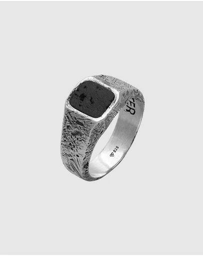 Haze & Glory - ICONIC EXCLUSIVE - Firestarter Ring in Oxidised 925 Silver