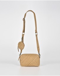 Cobb & Co - Millner Woven Leather Camera Bag