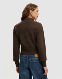 Cotton On - Lotus Cinched Zip Knit