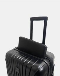 Pierre Cardin - Pierre Cardin Palais Hard Shell Large and Cabin 2-Piece Set + Luggage Tag