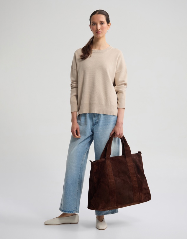Oxford - Lexie Cotton Crew Neck Knit
