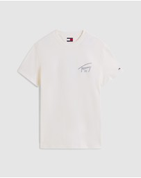 Tommy Jeans - Regular Sign Backprint Short Sleeve T-Shirt