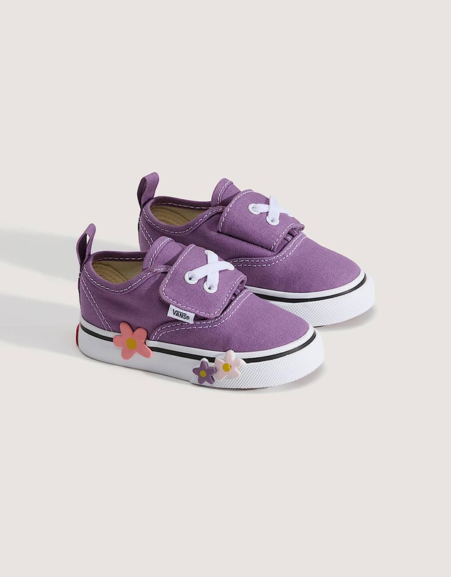 Vans - Authentic Elastic V Flower Sneakers - Kids