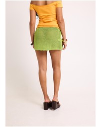 Subtitled - Coraline Fishnet Mini Skirt