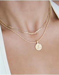 HOUSE OF SLANI - Gold Filled Rope Chain Necklace