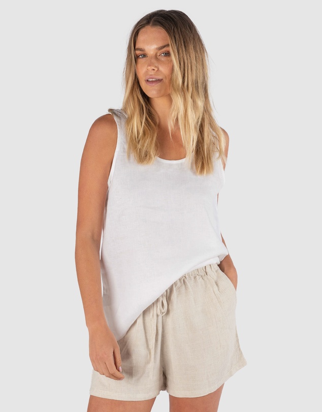 CAMIXA - Tanya Tank Linen Top