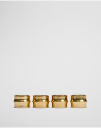 Country Road - Moore Napkin Ring Set Of 4