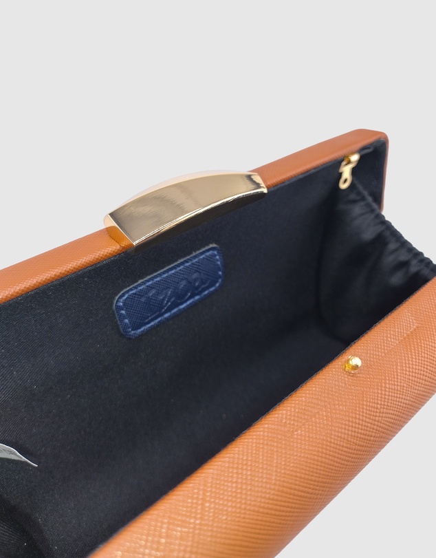 Izoa - Bianca PU Leather Clutch