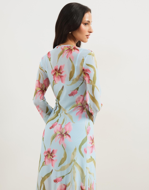 Atmos&Here - Sari Mesh Maxi Dress