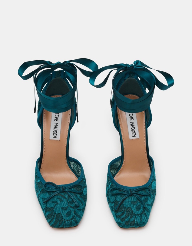 Steve Madden - Larina teal lace