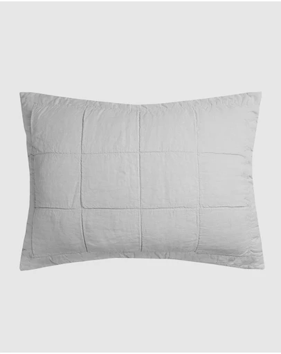 Bambury - Linen Quilted Pillow Sham