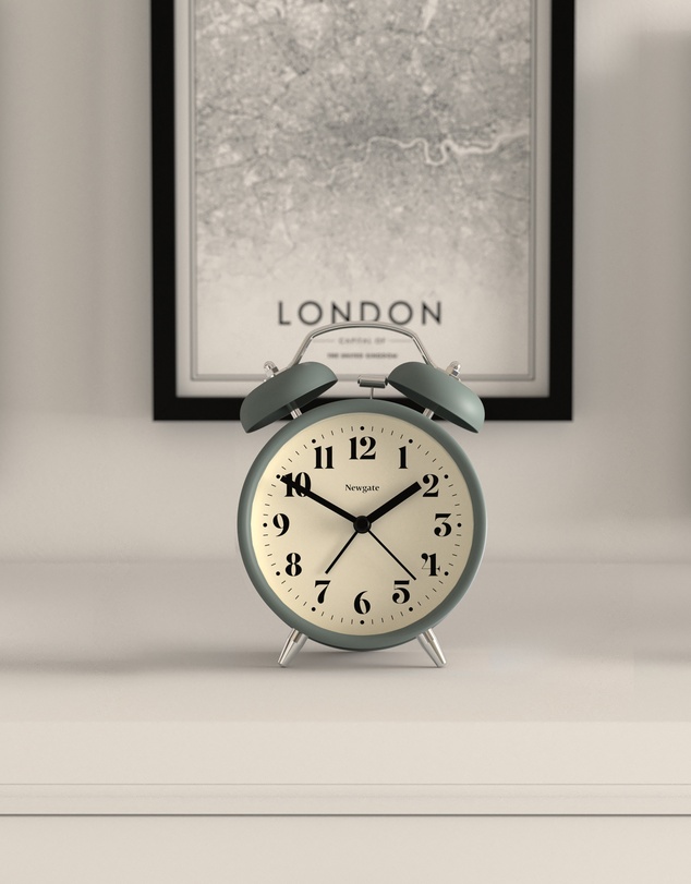 Newgate - Newgate Theatre Alarm Clock Asparagus Green