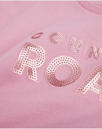 Country Road - Organically Grown Cotton Sequin Logo T-shirt