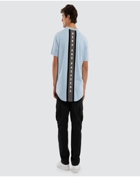 Nena & Pasadena - Linear Dual Curved Tee