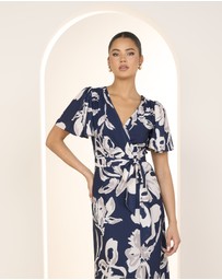 Pilgrim - Lila Cross Over Maxi Dress