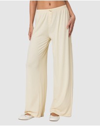 EDIKTED - Lilou Pointelle Pants