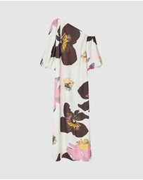 Stine Goya - Heavy Crepe, Structured Off-Shoulder Dress