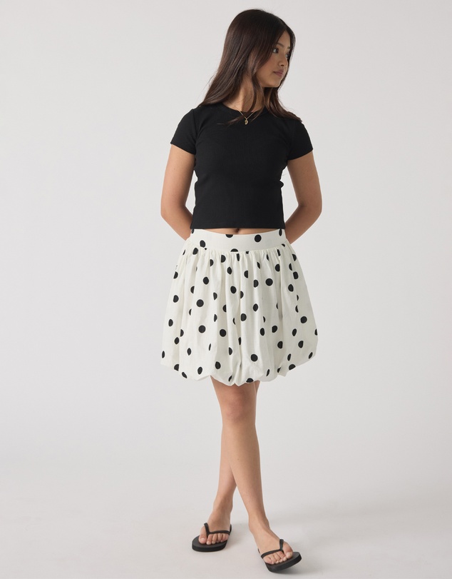 Decjuba Kids - Becky Bubble Hem Mini Skirt - Teens