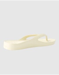 Tolu Australia - Ivory Thongs With Arch Support