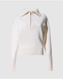 Perfect Moment - Half Zip Fleece Top