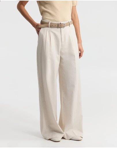 Oxford - Sonia Pleat Front Relaxed Pant