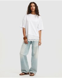 Cotton On - Satin Layered T-Shirt