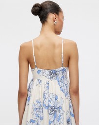 Minima Esenciales - Rosa Linen Maxi Dress