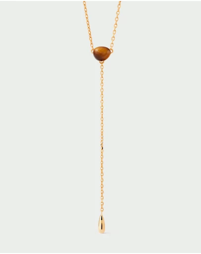 PDPAOLA - Tiger Eye Stella Necklace