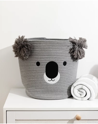Living Textiles - Cotton Rope Animal Hamper - Koala