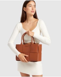 Belle & Bloom - Long Way Home Woven Tote - Camel