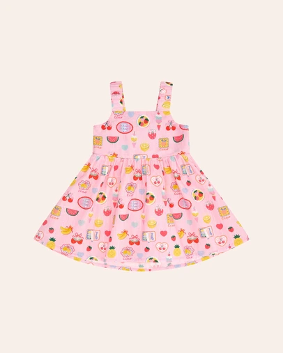Huxbaby - Beach Club Paradise Tie Dress - ICONIC EXCLUSIVE - Babies-Teens