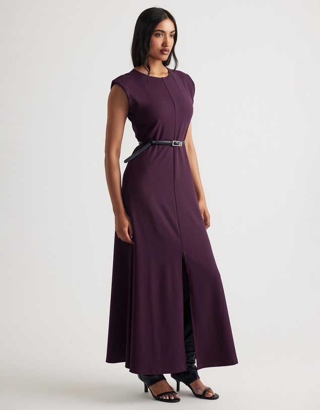 Decjuba - Bonnie Shoulder Pad Maxi Dress