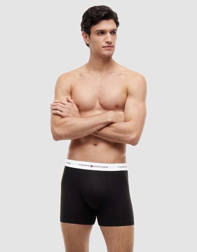 Tommy Hilfiger - 3-Pack Signature Logo Waistband Boxer Briefs