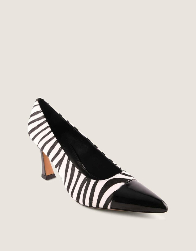 Shelly Shen - Aster High Heel Pumps Black/Zebra
