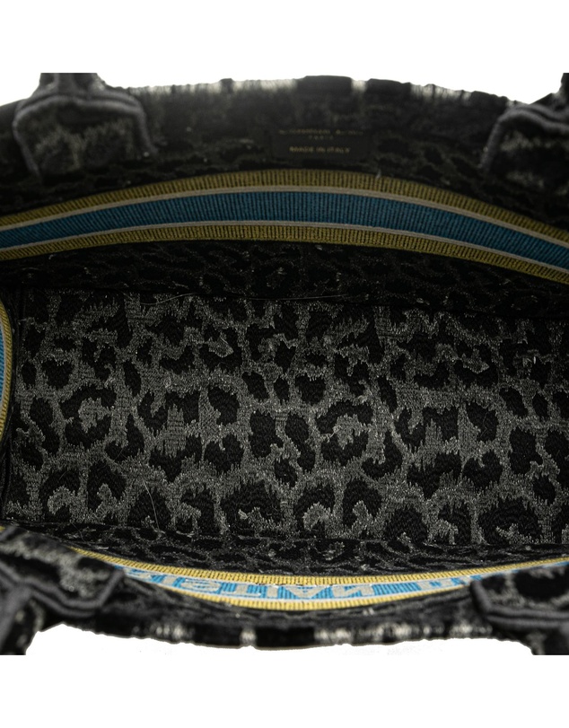 Pre-Loved by Azura Reborn - Pre-Loved Dior Book Tote LeopardPrint Velvet