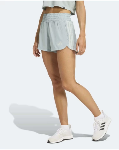 adidas Performance - Pacer Workout Woven High Rise Shorts Womens