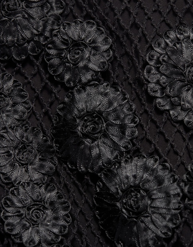 & Other Stories - Floral-Appliqué Mesh Midi Skirt